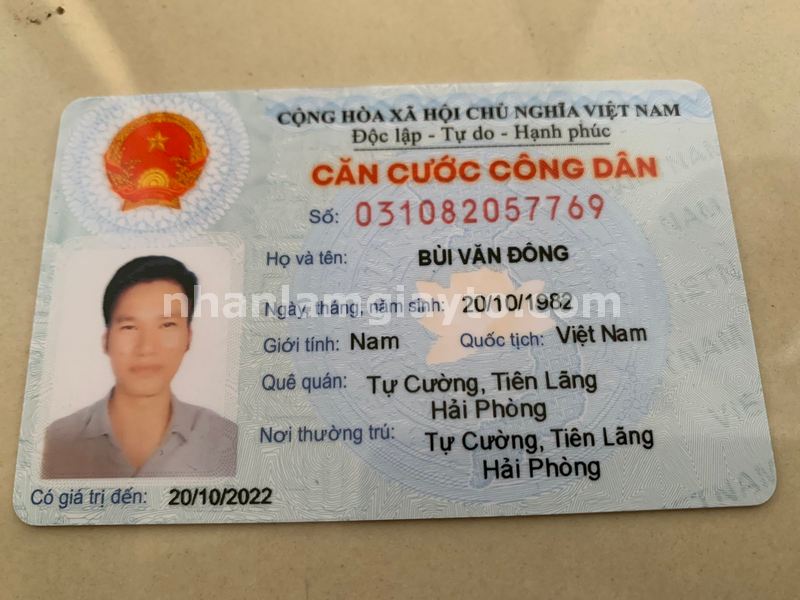 làm căn cước công dân giả