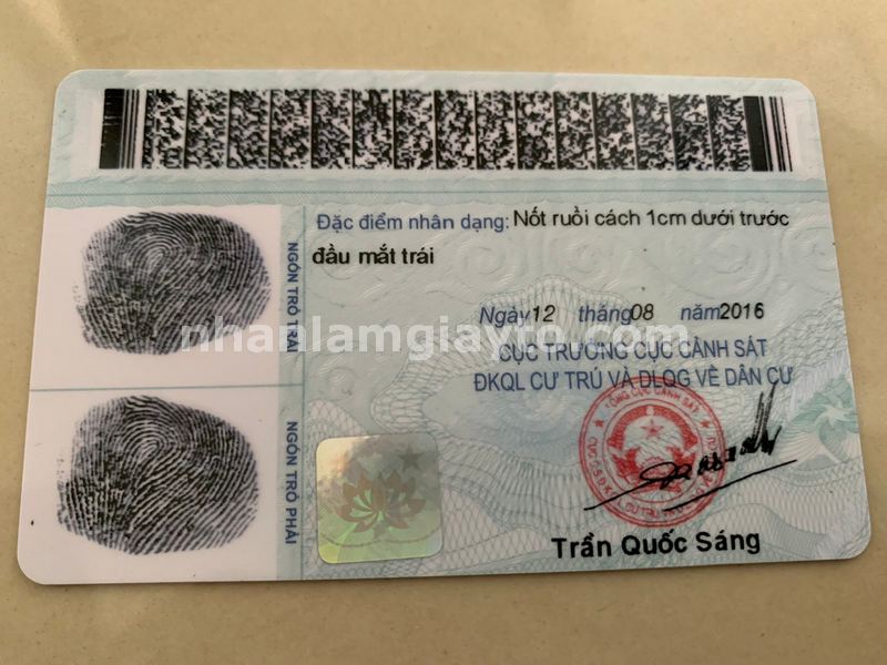 làm căn cước công dân giả