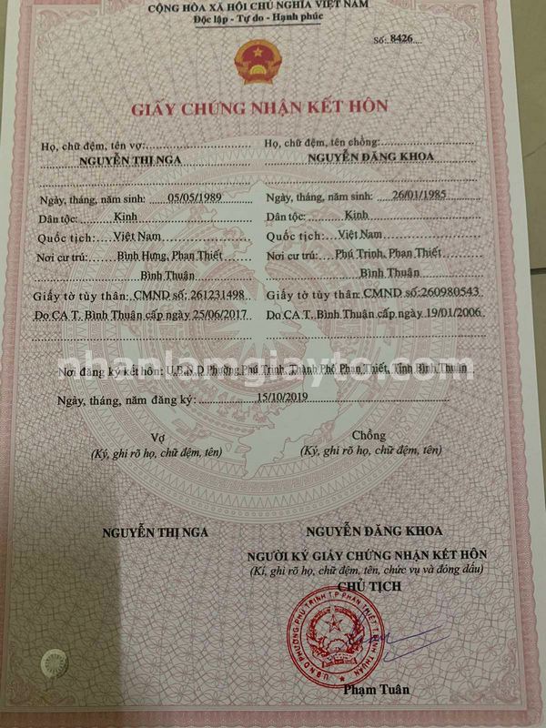 làm giấy quyết định kết hôn giả